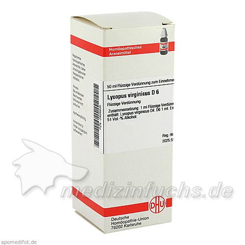 LYCOPUS VIRG D 6, 50 ML