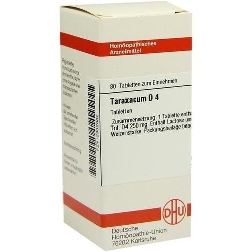 TARAXACUM D 4, 80 ST