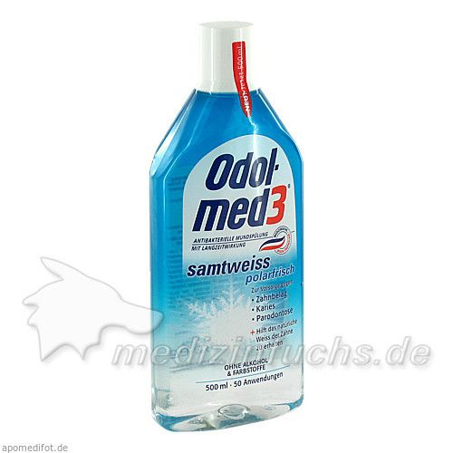 Odol-med 3 samtweiss polarfrisch, 500 ML