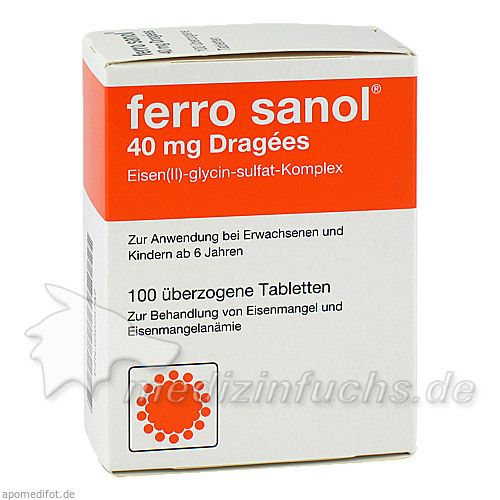 FERRO SANOL, 100 ST