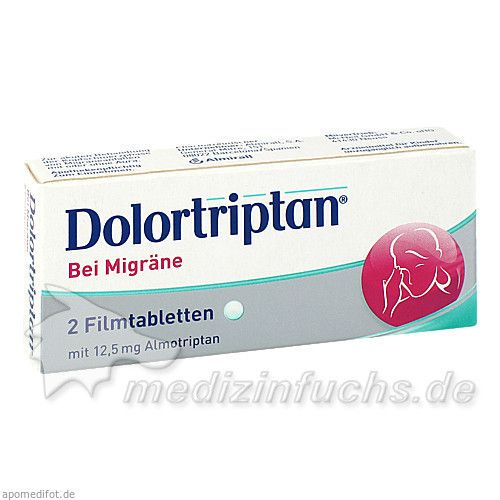 Dolortriptan bei Migräne, 2 ST