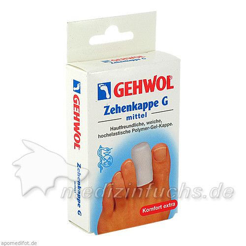 GEHWOL Polymer-Gel Zehenkappe G mittel, 2 ST