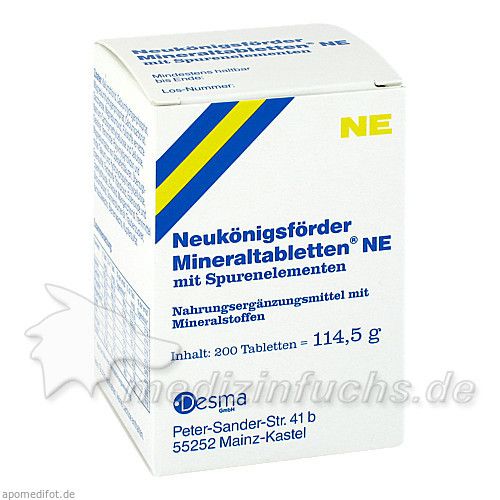 Neukönigsförder Mineraltabletten NE, 200 ST