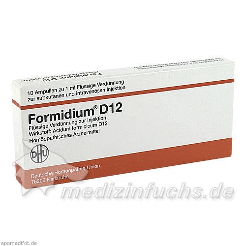 FORMIDIUM D 12 Ampullen, 10X1 ML