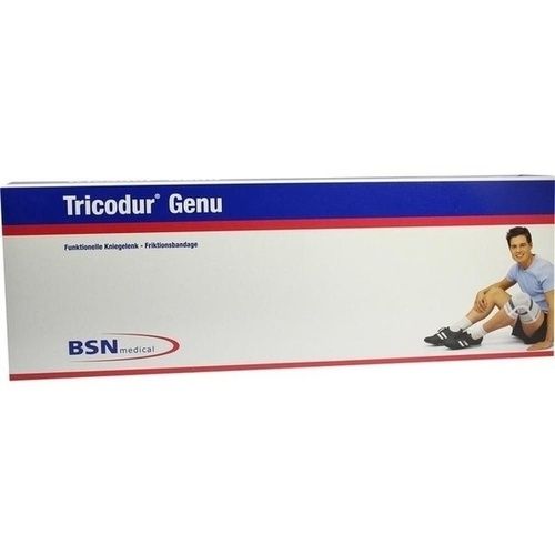 Tricodur Genu Bandage schwarz-blau Gr. M, 1 ST