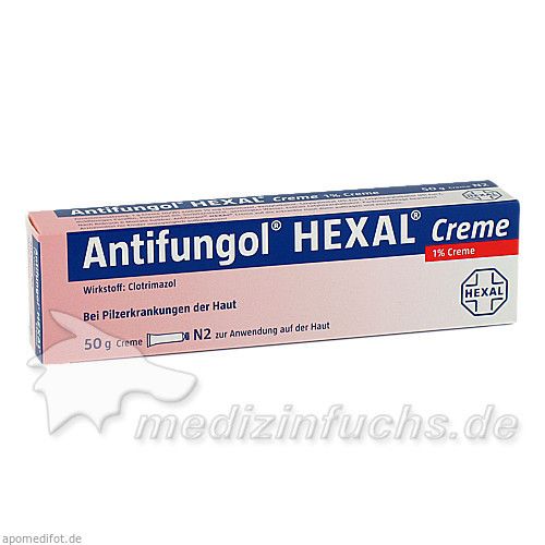 ANTIFUNGOL HEXAL Creme, 50 G