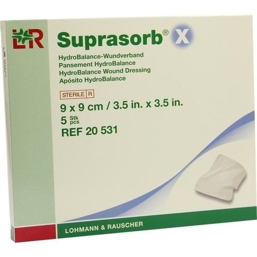 Suprasorb X HydroBalance Wundverand 9x9cm, 5 ST