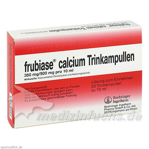 FRUBIASE CALCIUM T, 20 ST