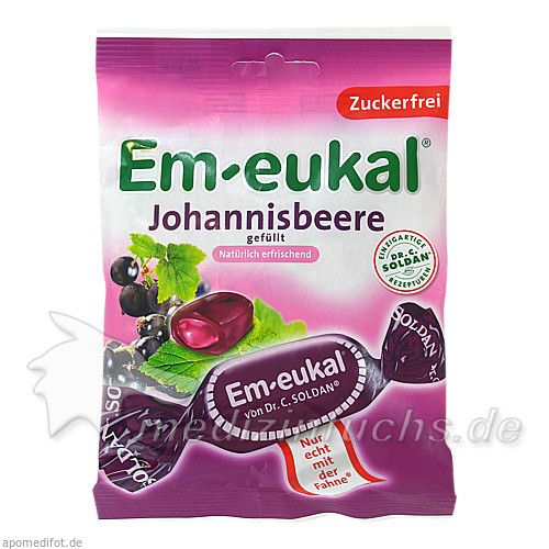 Em-eukal Johannisbeere gefüllt zfr., 75 G