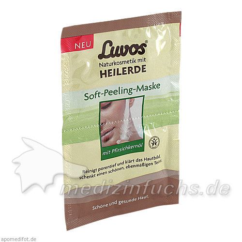 Luvos Crememaske Soft-Peeling Gebrauchsfertig, 2X7.5 ML