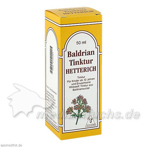 BALDRIANTINKTUR HETTERICH, 50 ML