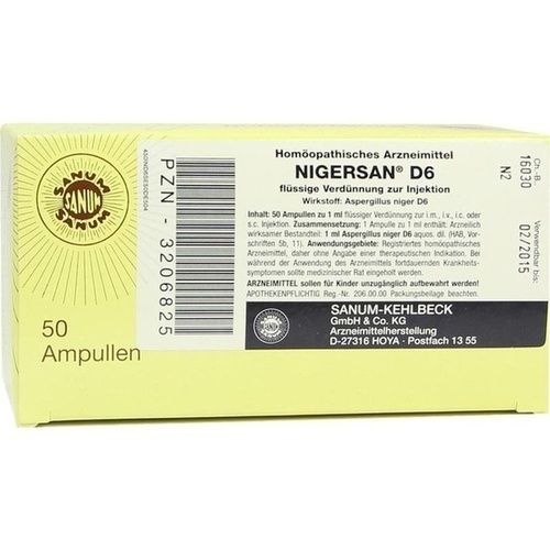 NIGERSAN D 6, 50X1 ML