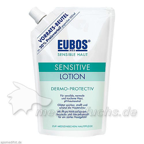 EUBOS Sensitive Lotion Dermo-Protectiv Nachfüllbtl, 400 ML