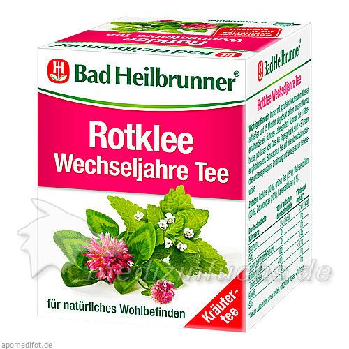 Bad Heilbrunner Rotklee Wechseljahre Tee, 8 ST