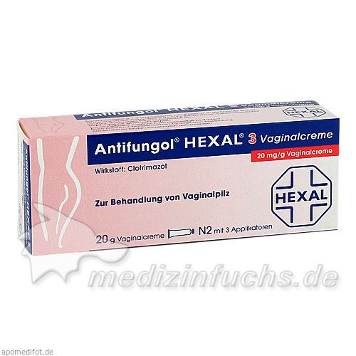 ANTIFUNGOL HEXAL 3 Vag.creme, 20 G