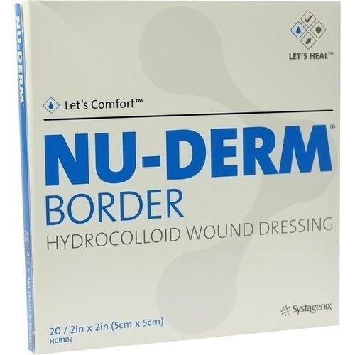 NU-DERM Hydrokolloid-Verband 5x5cm, 20 ST