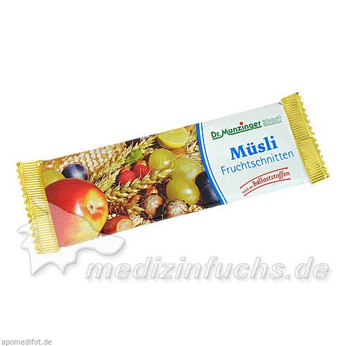 DR. MUNZINGER Müsli Fruchtschnitten, 50 G