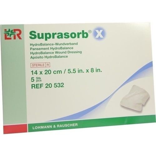 Suprasorb X HydroBalance Wundverand 14x20cm, 5 ST