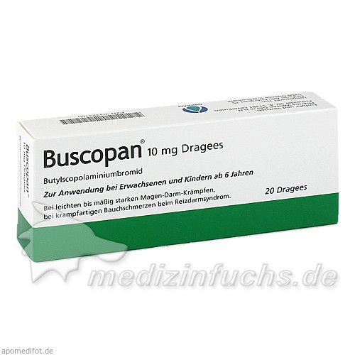 BUSCOPAN überzogene Tabletten, 20 ST