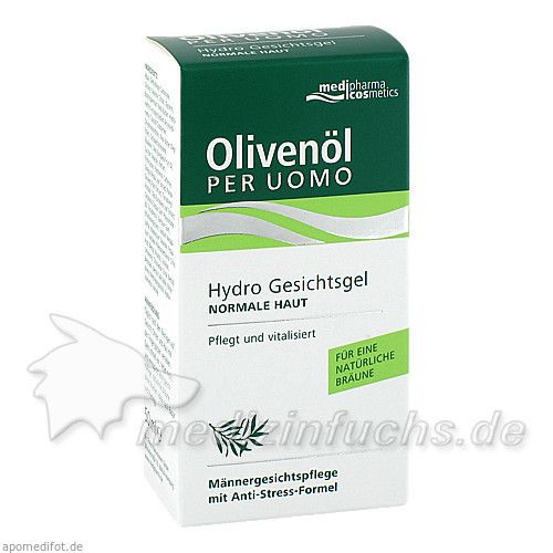 Olivenöl Per Uomo Hydro Gesichtsgel, 50 ML