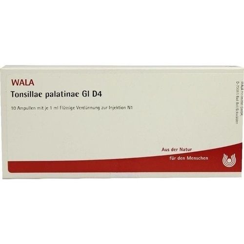 TONSILLAE PALATINAE GL D 4, 10X1 ML