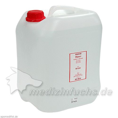 Destilliertes Wasser, 10 L