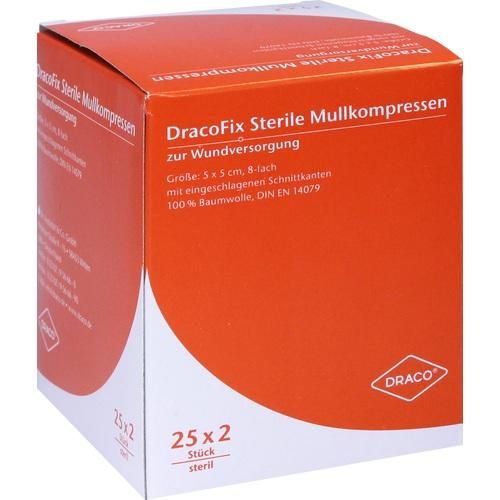 DRACOFIX PEEL KOM steril 5X5 8fach, 25X2 ST