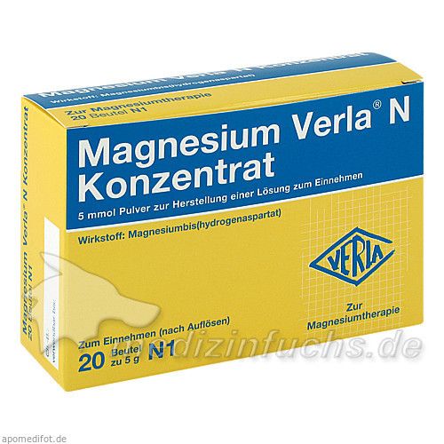 MAGNESIUM VERLA N KONZENTRAT, 20 ST