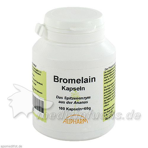 Bromelain Enzym Kapseln, 100 ST