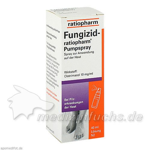 FUNGIZID RATIOPHARM PUMPSP, 40 ML