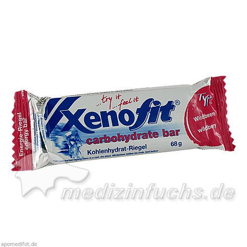 XENOFIT carbohydrate Bar Wildbeere Riegel, 68 G