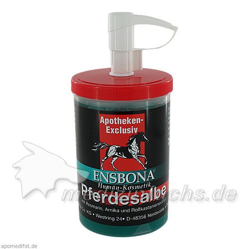 Pferdesalbe Ensbona mit Spender, 1000 ML