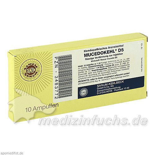 MUCEDOKEHL D 5, 10X1 ML