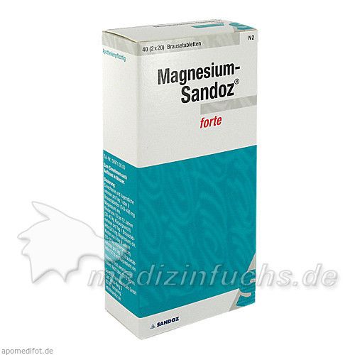 MAGNESIUM SANDOZ forte Brausetabletten, 40 ST