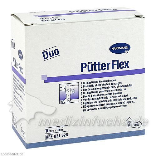 Pütter Flex Duo Binde 10cmx5m, 2 ST