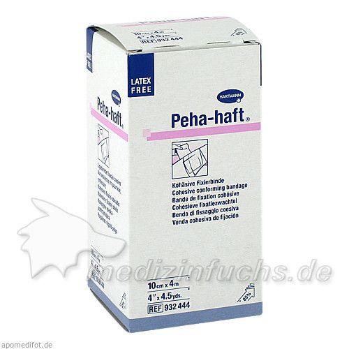 Peha-haft Latexfrei Fixierbinde 10cmx4m, 1 ST