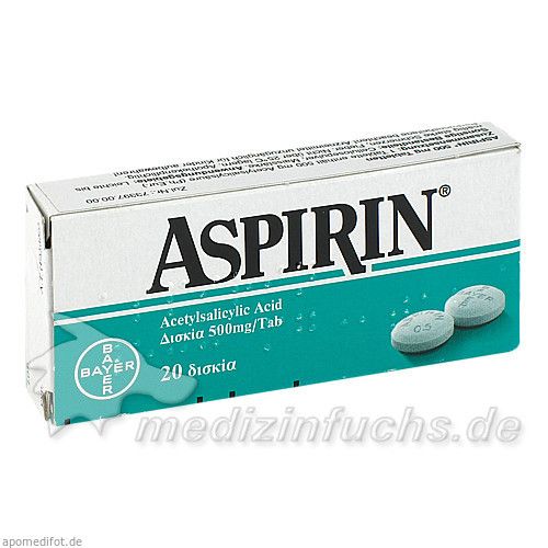 Aspirin 500mg Tabletten, 20 ST