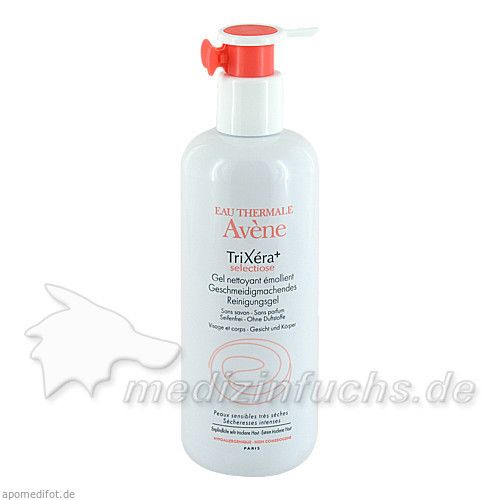 AVENE Trixera + Reinigungsgel Pumpspender Neu, 400 ML