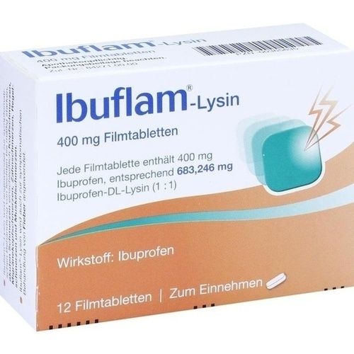 Ibuflam Lysin 400mg Filmtabletten, 12 ST