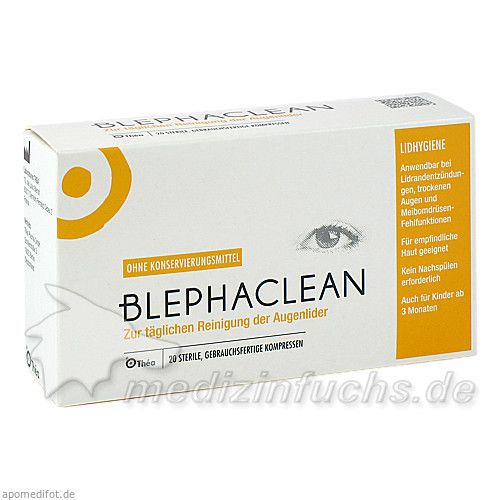 Blephaclean sterile Kompressen, 20 ST