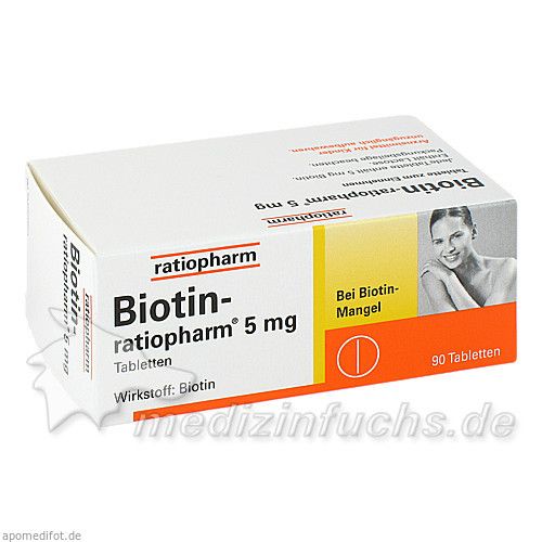 Biotin-ratiopharm 5 mg, 90 ST