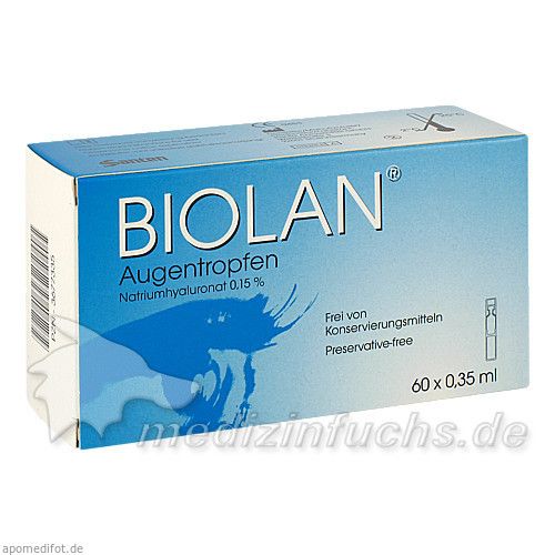 BIOLAN Augentropfen, 60X0.35 ML