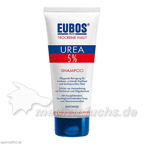 EUBOS Trockene Haut UREA 5% Shampoo, 200 ML