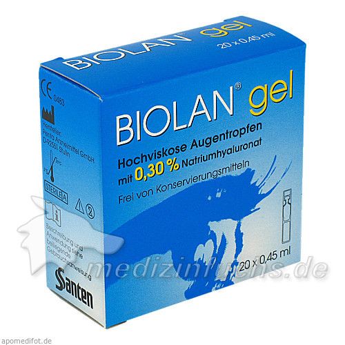 Biolan gel, 20X0.45 ML