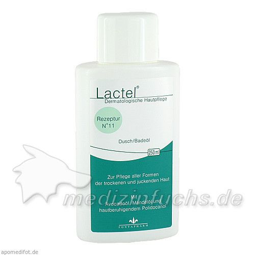 Lactel Nr.11 Dusch/Badeöl mit Mandelöl, 250 ML