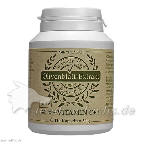 Olivenblatt Extrakt Forte 40% + C+E, 110 ST