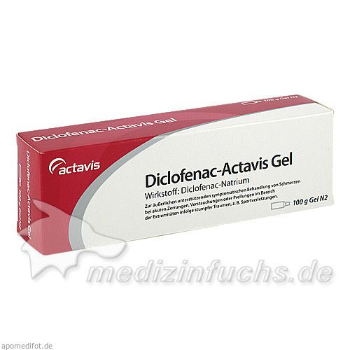 DICLOFENAC Actavis Gel, 100 G