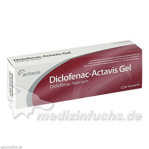 DICLOFENAC Actavis Gel, 150 G