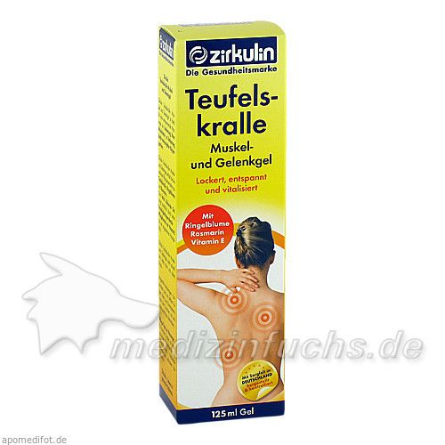 ZIRKULIN Teufelskralle Muskel- und Gelenkgel, 125 ML