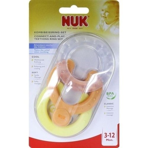 Nuk Kombibeissring-Set (Blisterkarte), 3 ST